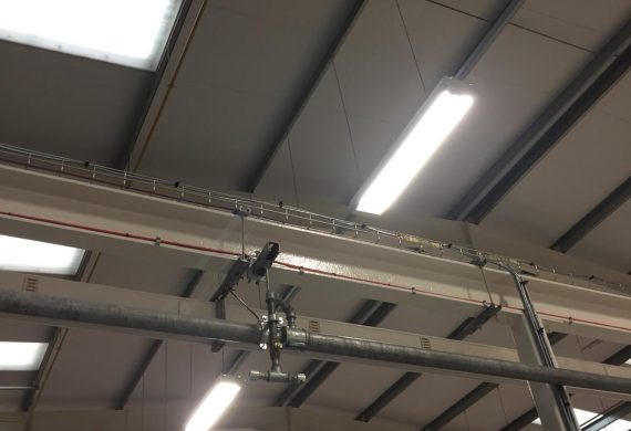 Commercial LED Lighting Installation in a warehouse